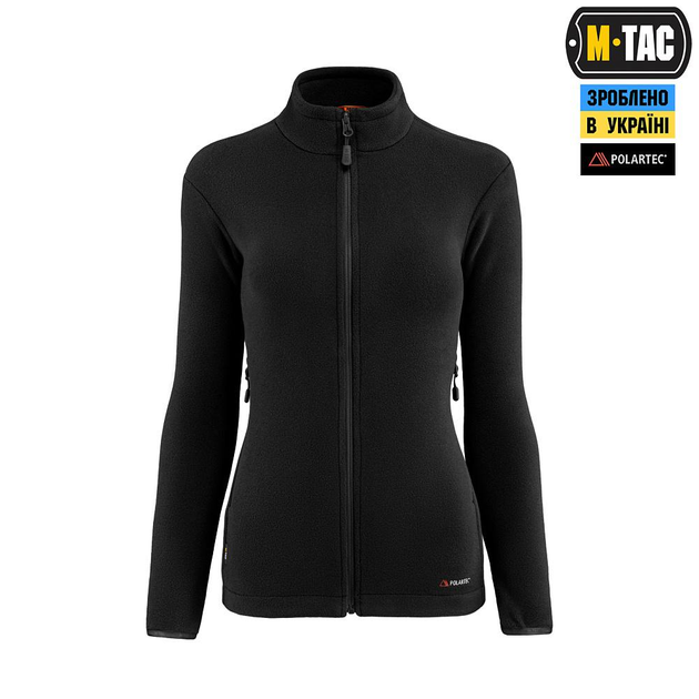 Тактична флісова кофта M-Tac Nord Fleece Polartec Lady, розмір M, колір Чорний - зображення 2