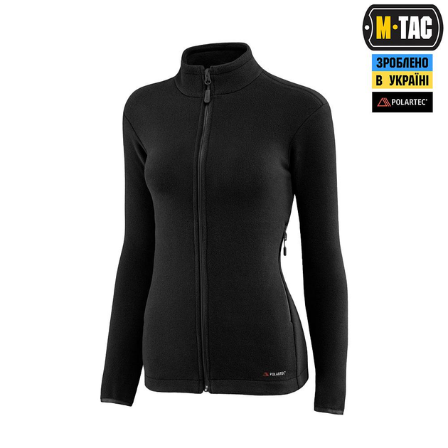 Тактична флісова кофта M-Tac Nord Fleece Polartec Lady, розмір S, колір Чорний - зображення 1