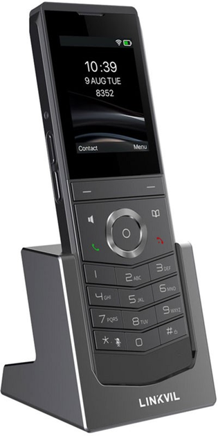 IP-телефон Fanvil Linkvil W611W V2 Portable Wi-Fi Black (W611W V2) - зображення 4