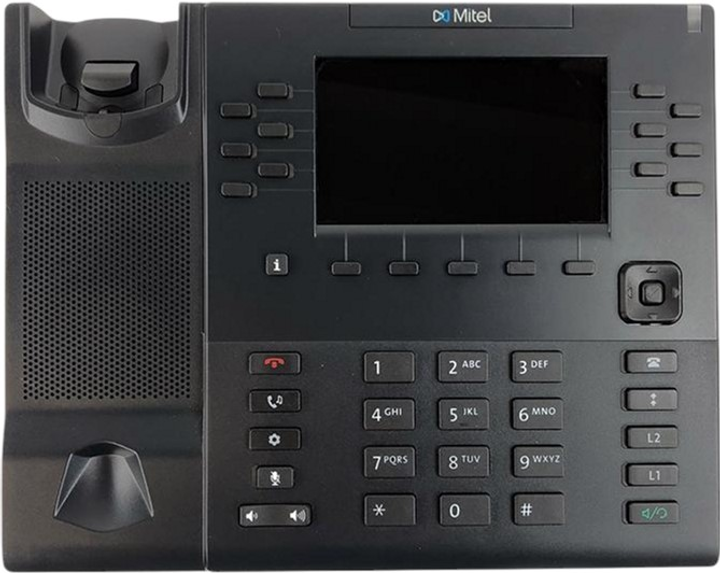 Telefon IP Mitel 6869i Black (80C00003AAA-A) - obraz 3