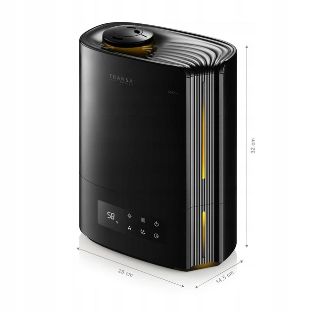 Увлажнитель воздуха Transa Electronics MistyBlack 22 Вт 4,8 л таймер дисплей пульт Черный - изображение 6