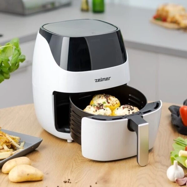 Мультипечь аэрофритюрница для приготовления без жира ZELMER ZAF 5501W - изображение 5