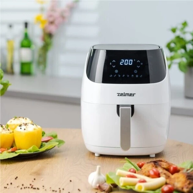 Мультипечь аэрофритюрница для приготовления без жира ZELMER ZAF 5501W - изображение 8