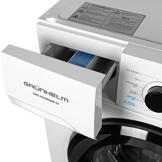 Стиральная машина Grunhelm GWS-F610D2WB-ST - изображение 5