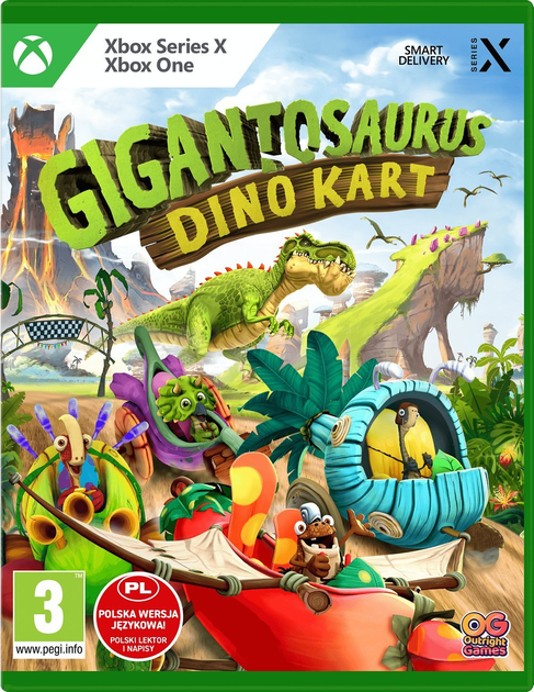 Gra XOne/XSX Gigantosaurus (Gigantozaur): Dino Kart (płyta Blu-ray) (5060528039222) - obraz 1