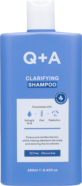 Шампунь Q+A Clarifying Shampoo для інтенсивного очищення 250 мл від Rozetka на платформі USKIDKA Акція на Шампунь Q+A Clarifying Shampoo для інтенсивного очищення 250 мл від Rozetka