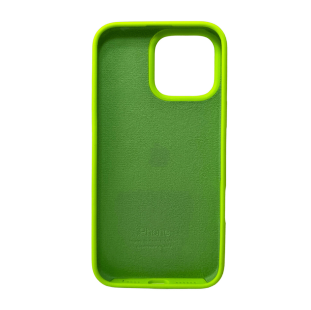 Защитный чехол-накладка Silicone Full Case AA Open Cam для Apple iPhone 16 Pro Max Shiny Green (FullOpeAAi16PM-24) - Фото 2 Защитный чехол-накладка Silicone Full Case AA Open Cam для Apple iPhone 16 Pro Max Shiny Green (FullOpeAAi16PM-24) - изображение 2