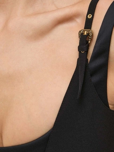 Плаття-майка міді літнє жіноче Versace Jeans Couture vjc76hao919n0103899 40 Чорне (8052019560558) - зображення 5