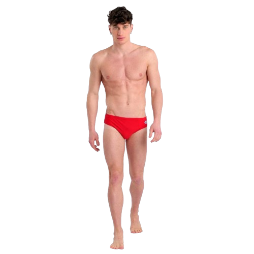 Мужские плавки для плавания в бассейне Arena icons swim briefs solid (005049-450) 75 красный - изображение 8