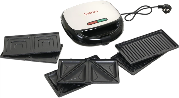 Сендвічниця Saturn ST-EC1153_ 4 IN 1 - зображення 6