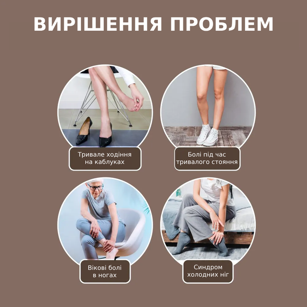Электрический массажер для ступней ног, икр и стоп Foot Massager с подогревом Черный - изображение 4