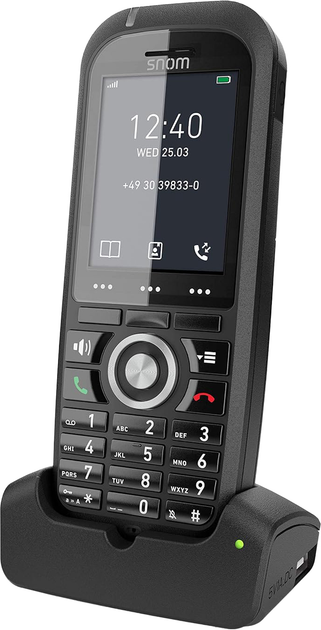 Telefon IP Snom M70 DECT Black (4260059582780) - obraz 3