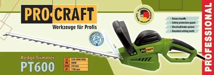 Кусторез электрический Procraft PT600 - Фото 6 Кусторез электрический Procraft PT600 - изображение 6