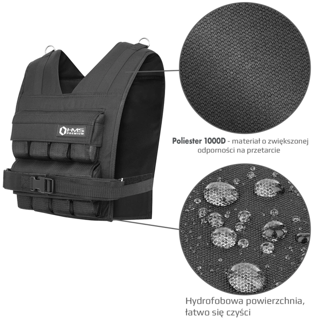 Kamizelka obciążeniowa HMS 16 kg KTO16 (5907695592528) - obraz 8