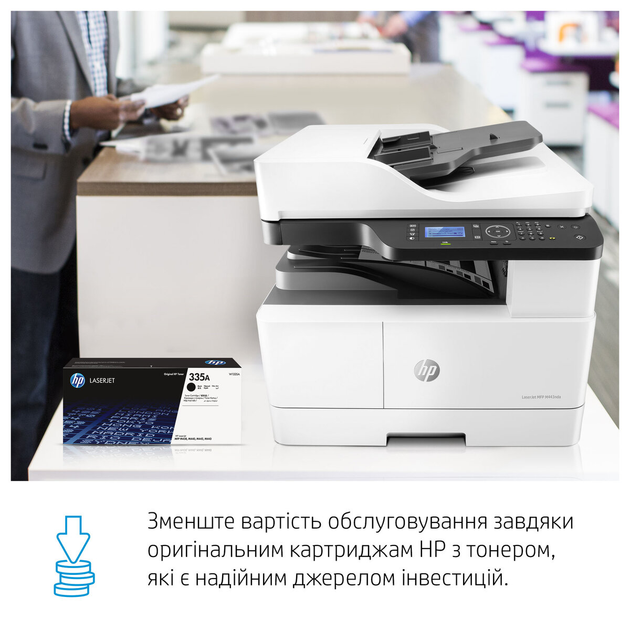 МФУ НР LaserJet M443nda (8AF72A) – фото, отзывы, характеристики в