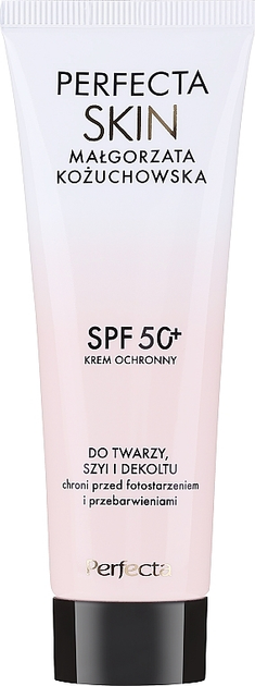 Ochronny krem do twarzy Perfecta Skin Malgorzata Kozuchowska SPF50+ 40 ml (5900525092489) - obraz 1