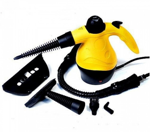 Ручной вертикальный отпариватель - пароочиститель Steam cleaner DF-A001 Желтый - Фото 2 Ручной вертикальный отпариватель - пароочиститель Steam cleaner DF-A001 Желтый - изображение 2