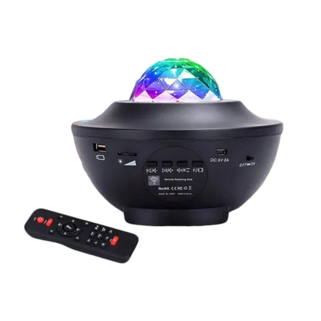 Ночник проектор Галактика со звездами с пультом и Bluetooth LY-427 - изображение 2