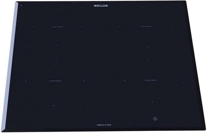 Варильна поверхня електрична Weilor WIS 644 BLACK - зображення 3