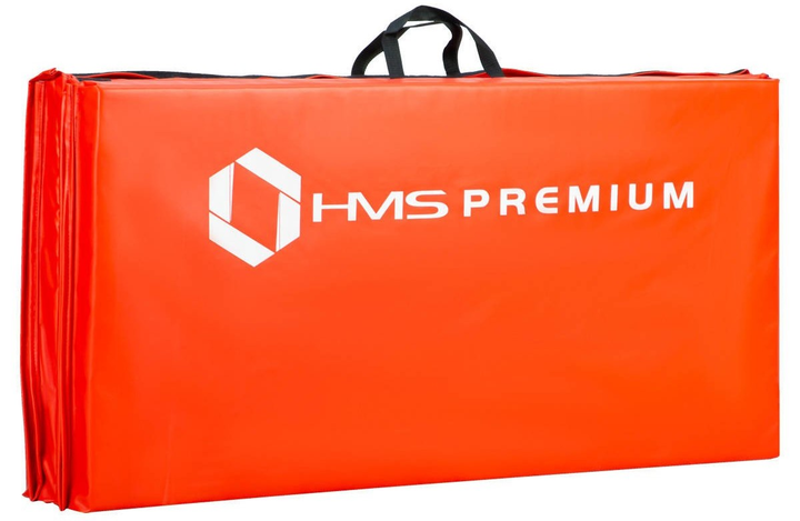 Мат гімнастичний HMS Premium MGS01 240 x 120 x 5 см Red (5907695593433) - зображення 10
