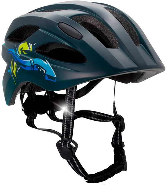 Kask dla dzieci Crazy Safety Arrow 54-58 cm Czarny (0727040594237) - obraz 1