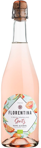 Безалкогольний ігристий напій Florentina Spritz Virgin Sparkling рожевий 0.75 л 0% (3663852010596) - зображення 1