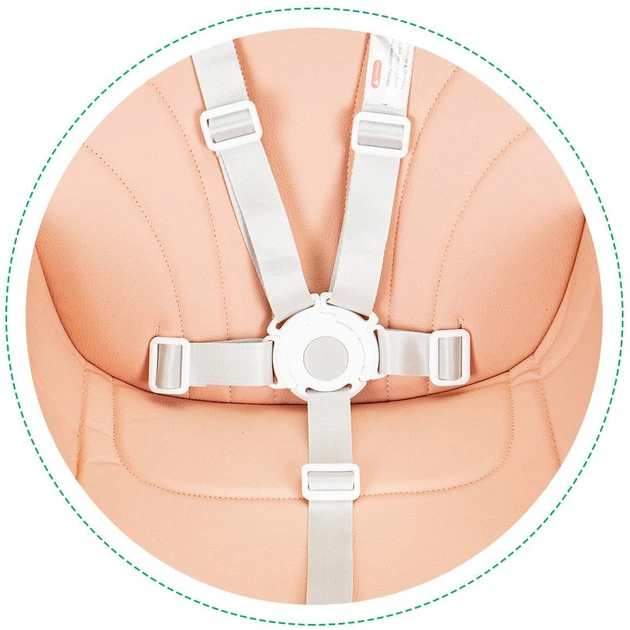 Стільчик для годування EcoToys 2 в 1 рожевий (HA-004 PINK) (5903769972203) - зображення 7