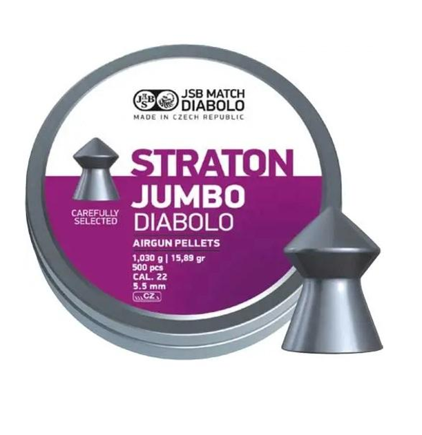 Кульки JSB Diabolo Straton Jumbo 5.50 мм, 1.03 г (250 шт) - зображення 1