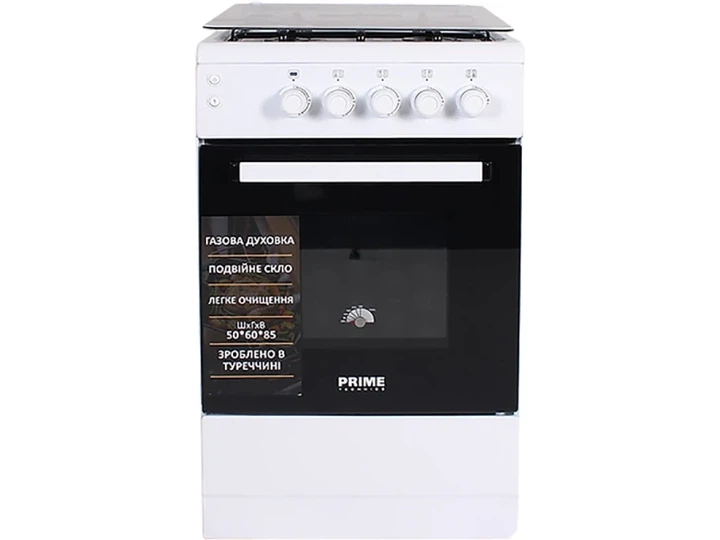 Газова плита Prime Technics PSG 54015 W - Фото 1 Газова плита Prime Technics PSG 54015 W - изображение 1