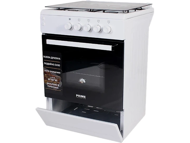 Газова плита Prime Technics PSG 64017 W - зображення 4