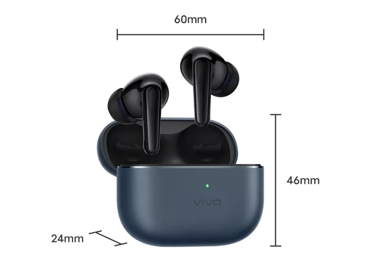 Навушники TWS Vivo TWS 4 Blue - Фото 3 Навушники TWS Vivo TWS 4 Blue - зображення 3