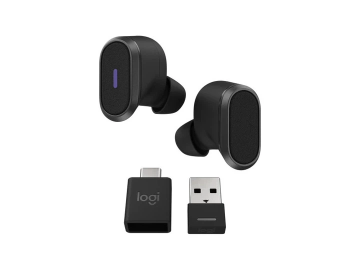 Навушники TWS Logitech Zone True Wireless Graphite (985-001082) - Фото 2 Навушники TWS Logitech Zone True Wireless Graphite (985-001082) - зображення 2