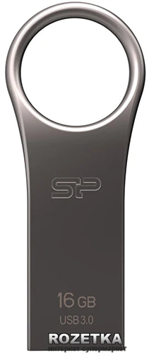 Silicon Power Jewel J80 16GB USB 3.0 Titanium (SP016GBUF3J80V1T) - зображення 2