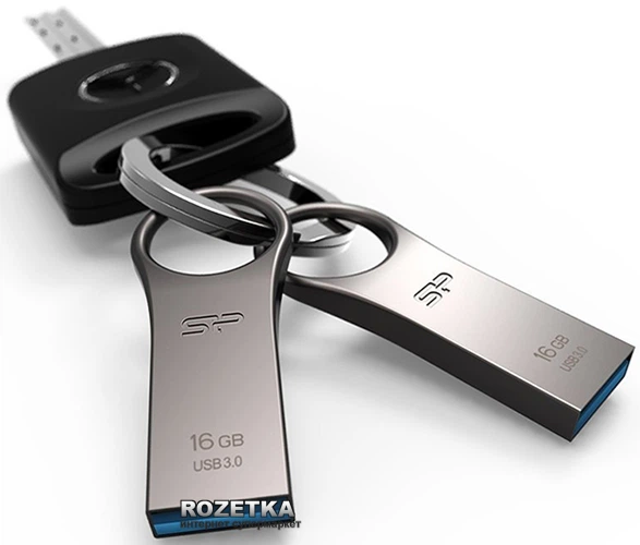Silicon Power Jewel J80 16GB USB 3.0 Titanium (SP016GBUF3J80V1T) - зображення 5