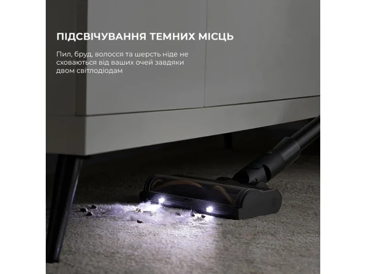 Вертикальний + ручний пилосос (2в1) Dreame R10 Pro Black - изображение 12