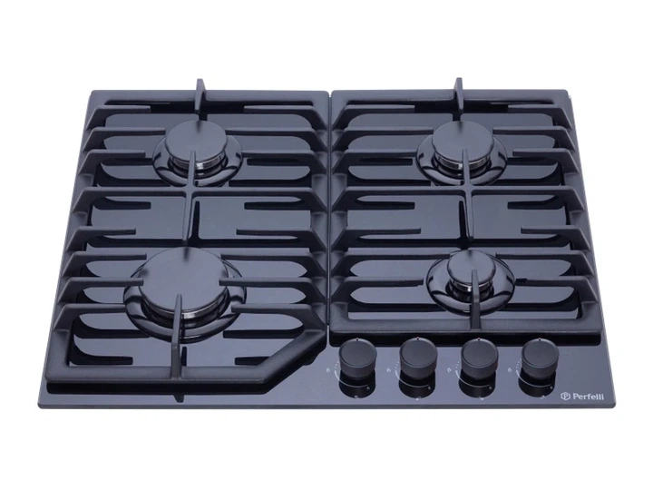 Варильна поверхня Perfelli DIAMOND G69C NERO - Фото 2 Варильна поверхня Perfelli DIAMOND G69C NERO - зображення 2