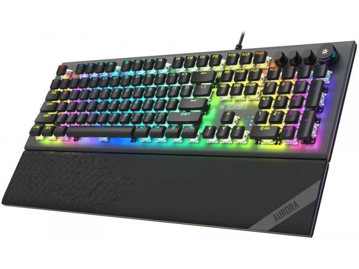Клавіатура з мишею iBOX Aurora K-5 KRGD Red Switch USB Graphite (IKGMK5) - зображення 2