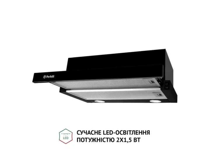Витяжка Perfelli TL 6212 BL 700 LED - зображення 3