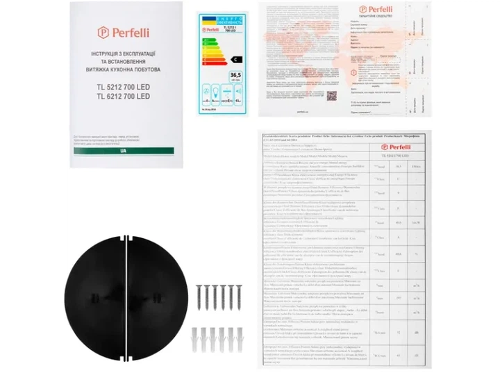 Витяжка Perfelli TL 5212 I 700 LED - Фото 11 Витяжка Perfelli TL 5212 I 700 LED - изображение 11