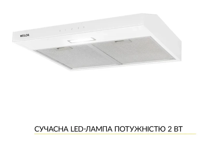 Витяжка WEILOR WPL 6092 WH - изображение 4