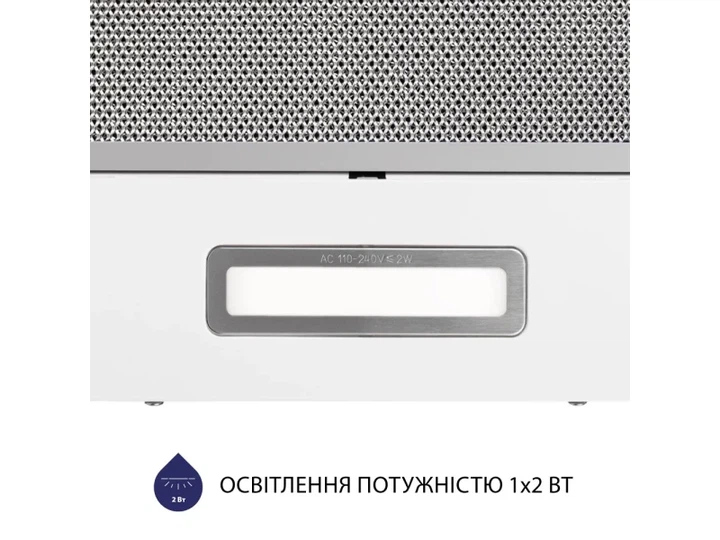 Витяжка плоска Minola HTL 614 WH 450 LED - зображення 6