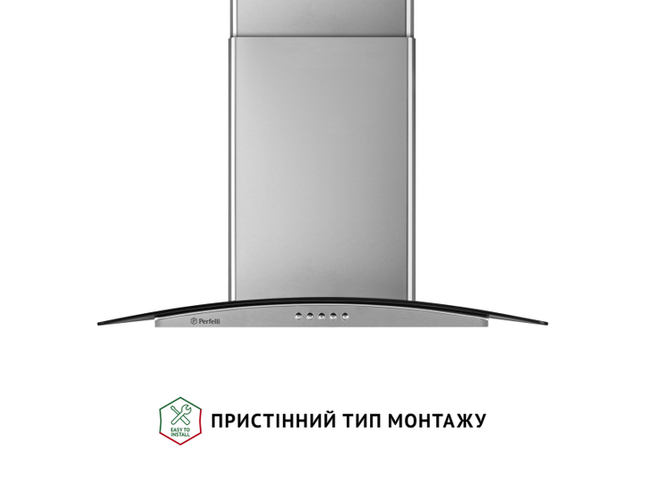 Витяжка Т-подібна Perfelli GRASSI 6HMX INOX - зображення 4