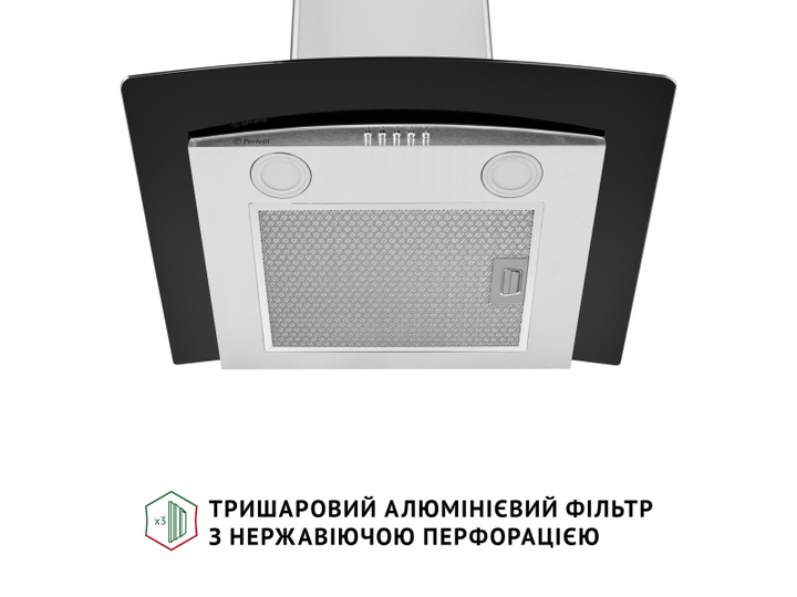 Витяжка Т-подібна Perfelli GRASSI 6HMX INOX - зображення 6