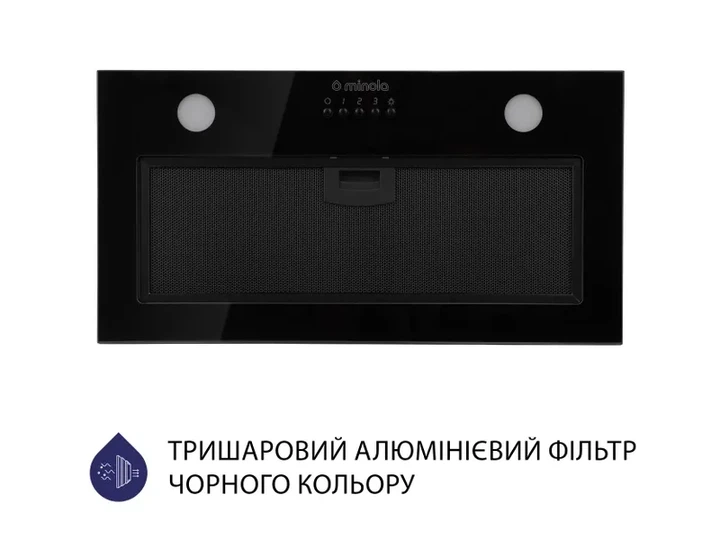 Витяжка Minola HBI 52622 BL GLASS 700 LED - Фото 4 Витяжка Minola HBI 52622 BL GLASS 700 LED - изображение 4