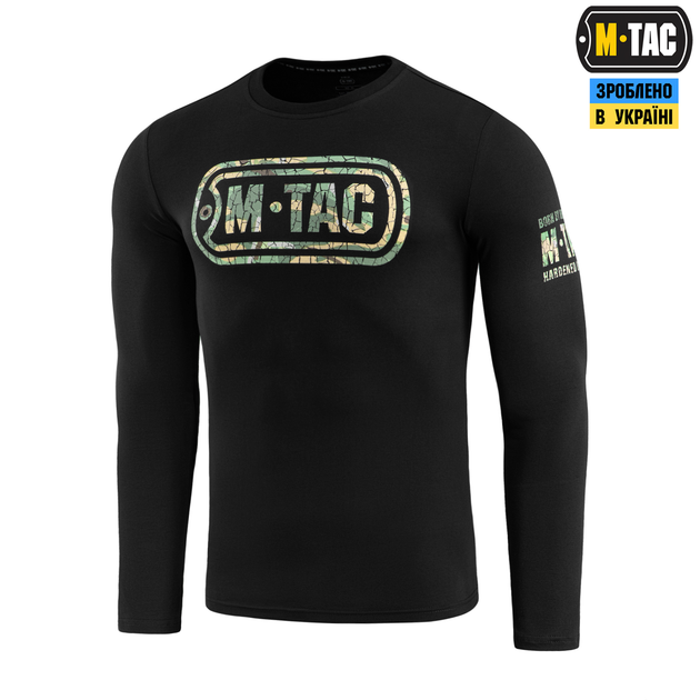 Футболка довгий рукав M-Tac Logo Black M 80067002-M - изображение 1