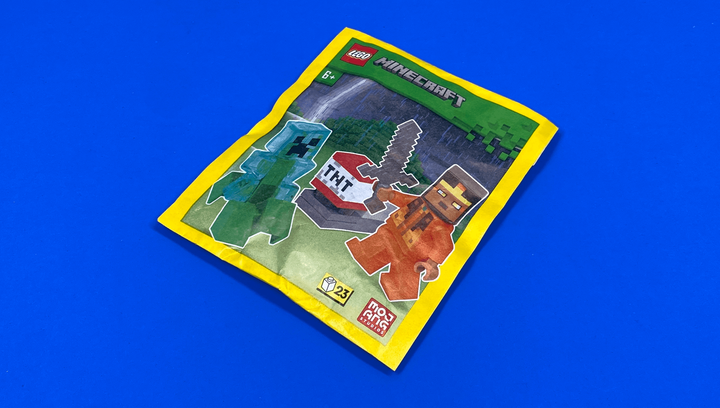 Конструктор Lego Фігурка Hero with Charged Creeper Paper Bag Minecraft 662406 min180 - изображение 3