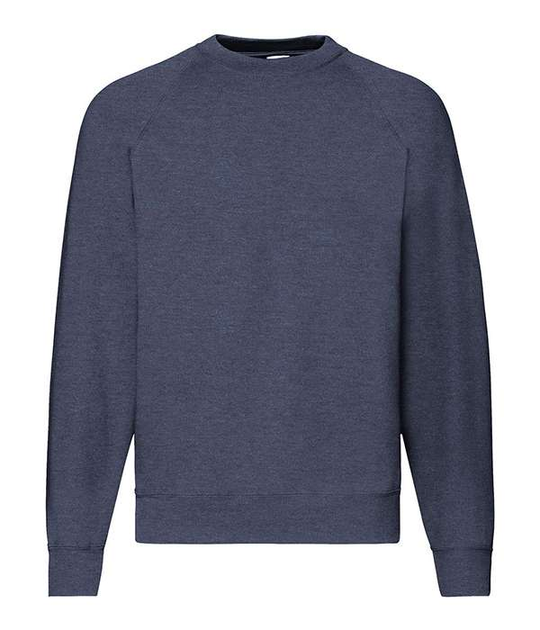 Реглан мужской Fruit of the Loom Classic raglan sweat L Темно-синий ...