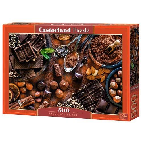 Пазли Castorland "Шоколадні солодощі" 500 елементів 47 х 33 см В-53902 - Фото 1 Пазли Castorland "Шоколадні солодощі" 500 елементів 47 х 33 см В-53902 - зображення 1