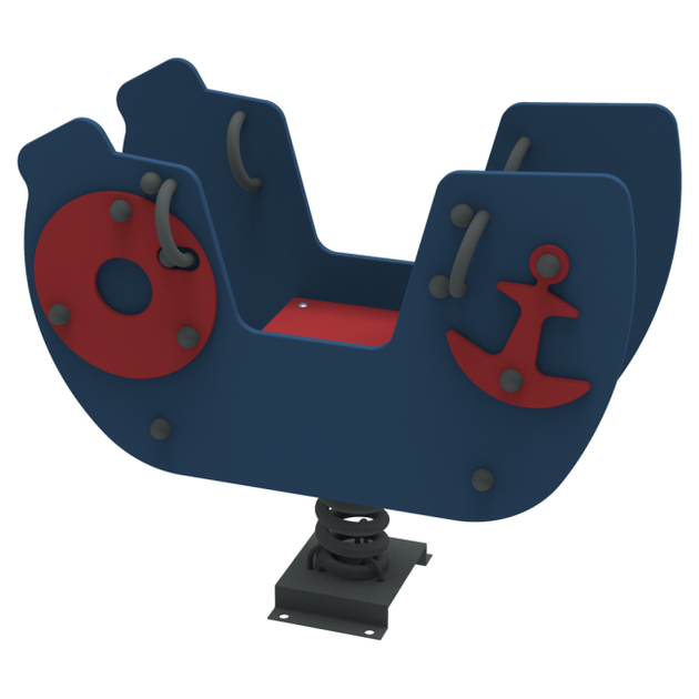 Качеля на пружине для детской площадки Kidigo Ship Baby 100х43х90см - изображение 2