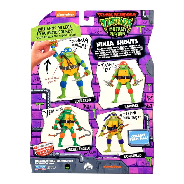 Игровая фигурка с артикуляцией TMNT Черепашки-Ниндзя Movie III Рафаэль звук эффекты 14 см - Фото 7 Игровая фигурка с артикуляцией TMNT Черепашки-Ниндзя Movie III Рафаэль звук эффекты 14 см - изображение 7